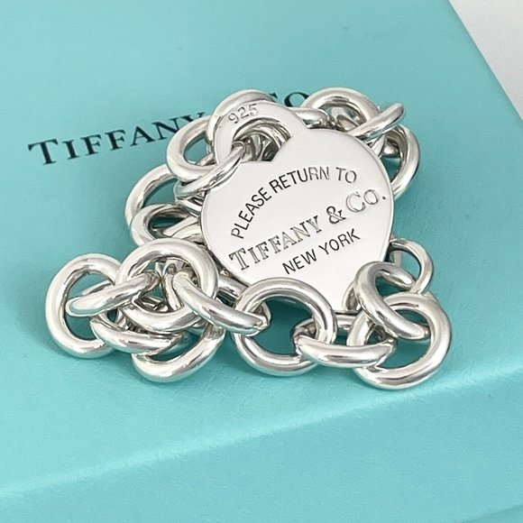 Please Return To Tiffany Heart Tag Charm Bracelet